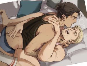 Columbo dumbo art Eren x Reiner