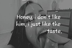 She just likes the taste❤