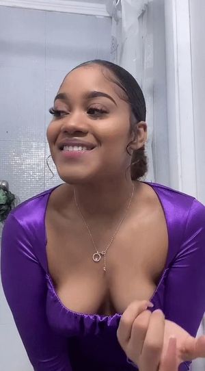 Sexy black with amazing tits