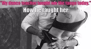 She talkes dancing lessons now