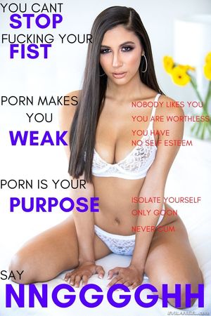 YOU CANT STOP FUCKING YOUR FIST