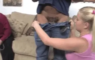 Cindee trying to suck a MASSIVE cock l