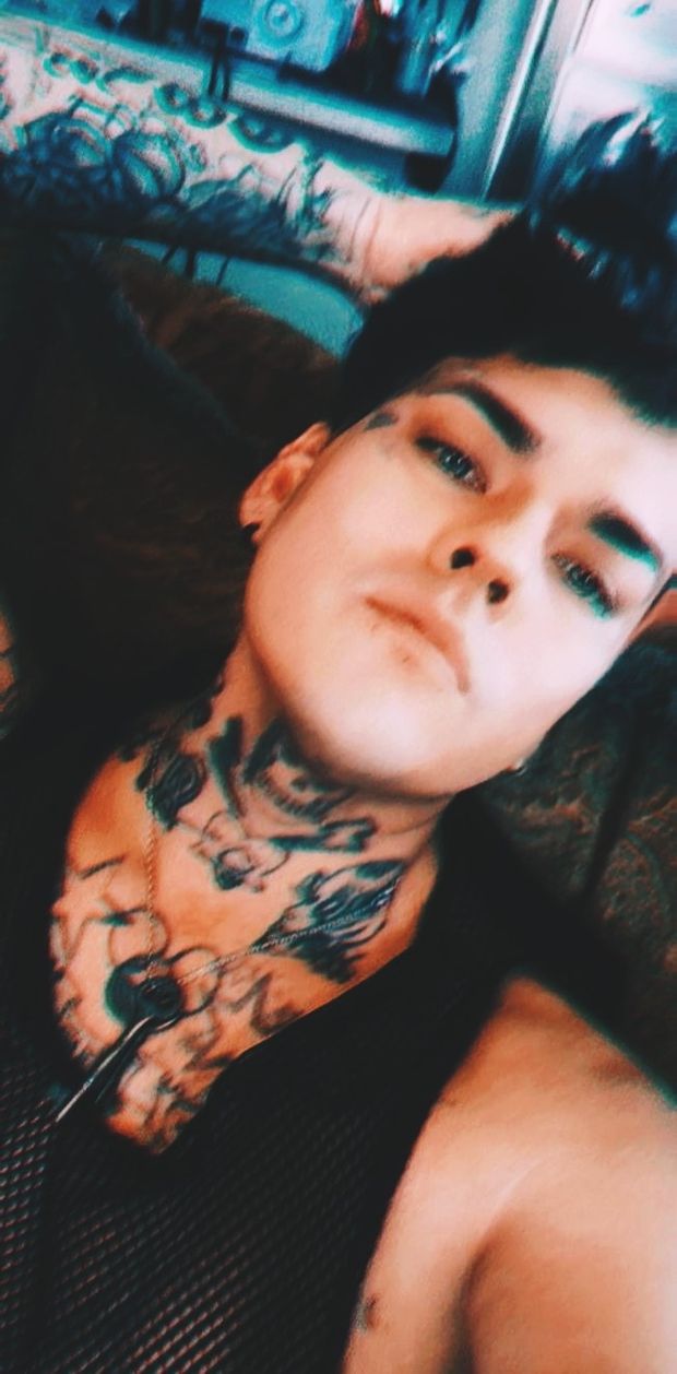 Heavily tattooed Gay dude