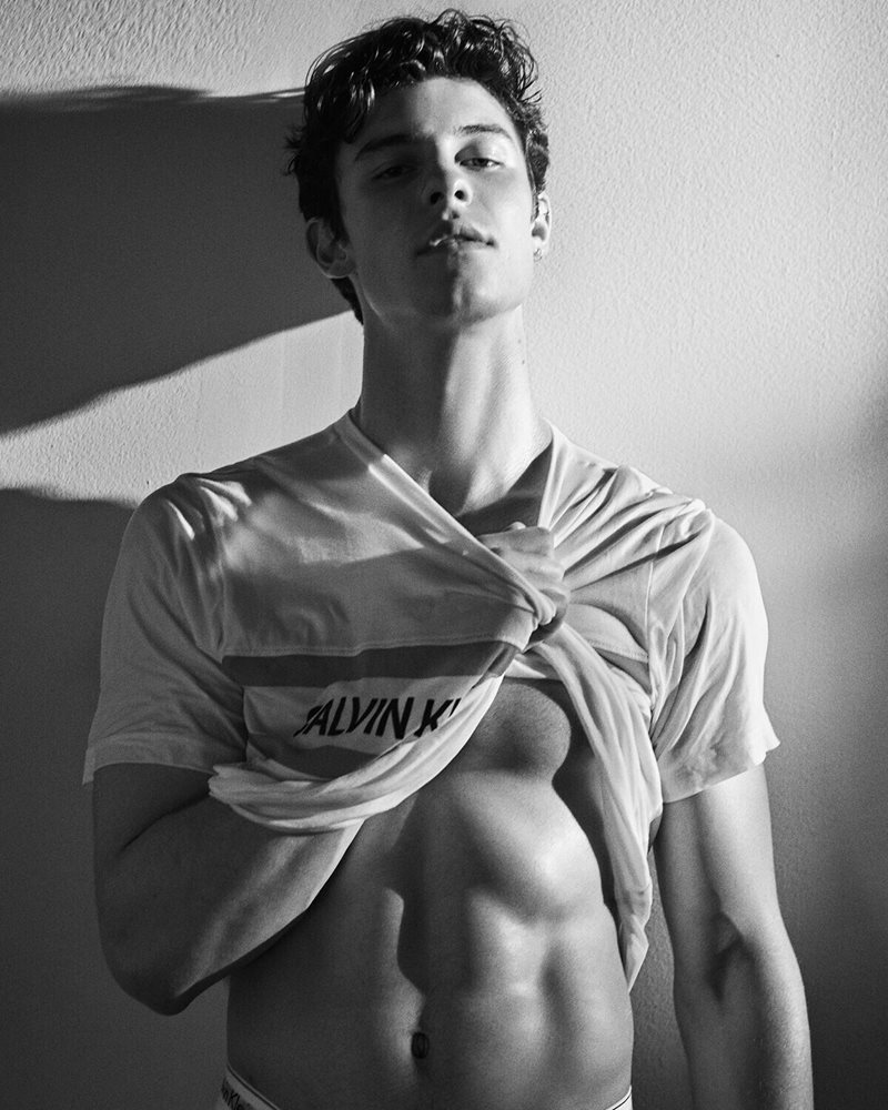 shawn mendes showing abs