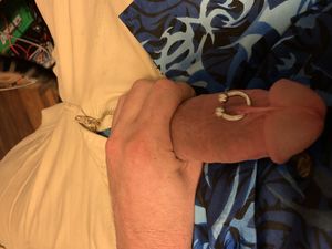 My pierced cock