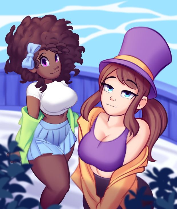 hat adult and bow adult