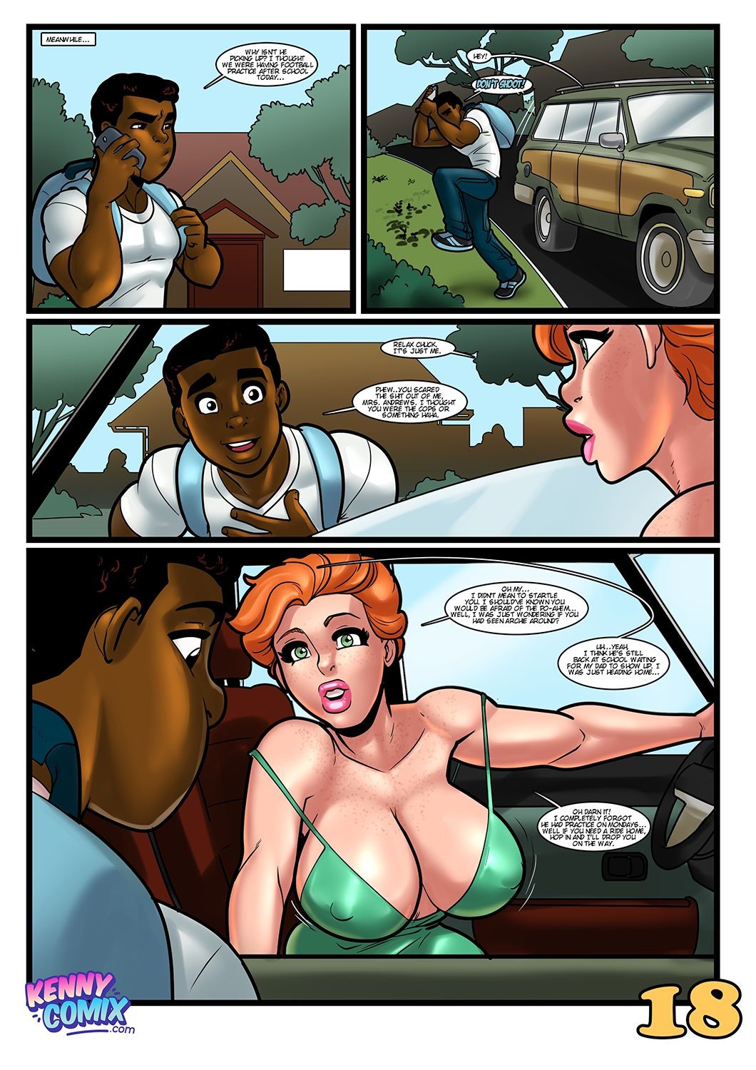 Chuck fucks Ms. Andrews 1