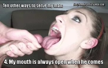 Ten other ways to serve my man #4