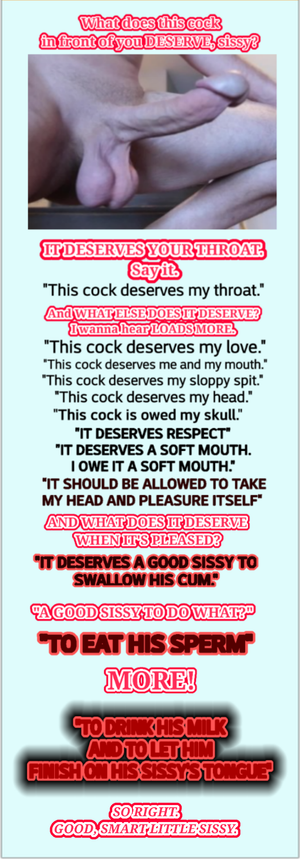 Sean Lawless's cock is one of those cocks that deserves every good sissy.