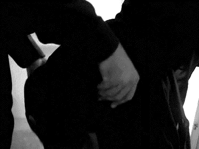 in hand