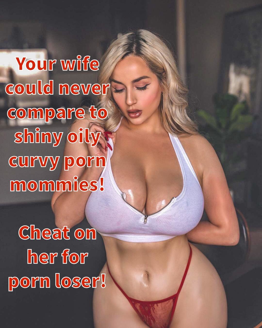 Sorry honey, big oiled tits win!