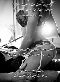 He'll never think about his wife while making love to her again