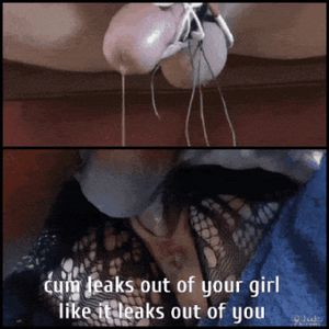 Cuckold cum leaking out of wife