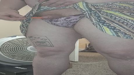 Pulling a crochet needle out of my dick