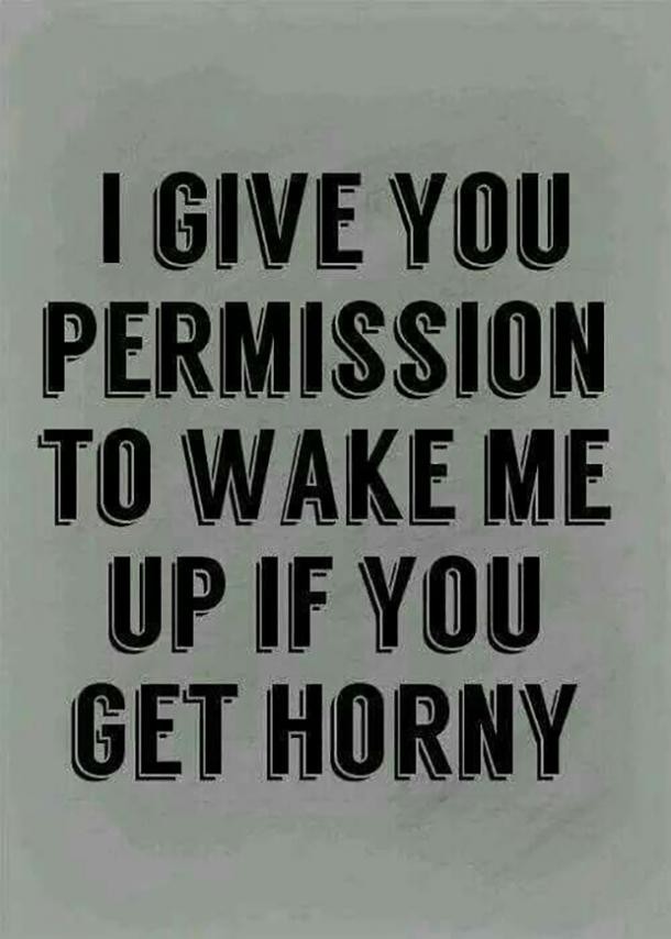 I give you permission