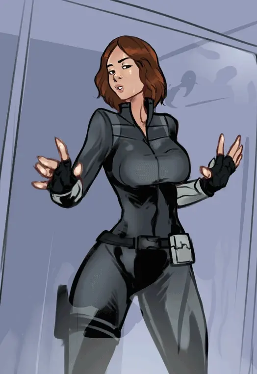 Black Widow nude