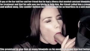 After a few rounds he told her that he was still hurting but that sex was also helpful, so she agreed to go home with him to help even more