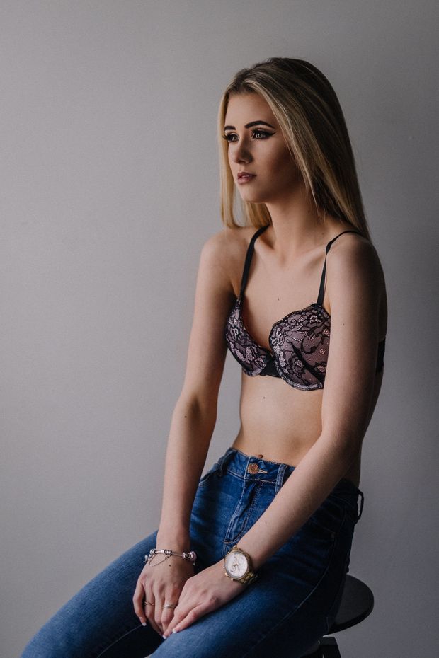 Jeans and a bralet