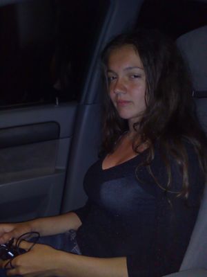 She doesn't look happy