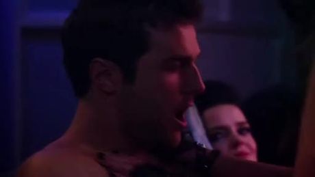 Beau Mirchoff dream/jacking off scene in "Now Apocalypse."