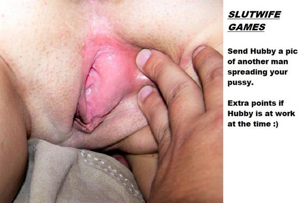 Another Man spreading your pussy