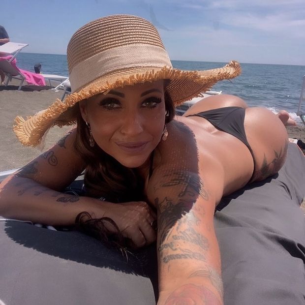 black bikini