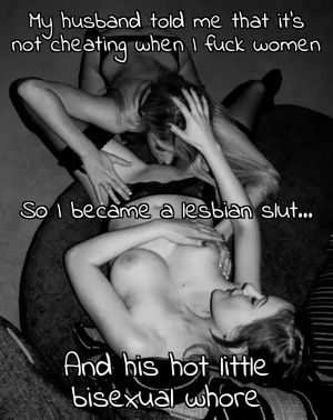It's not cheating when she fucks women