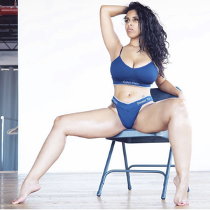 So sexy in her Calvin Klein