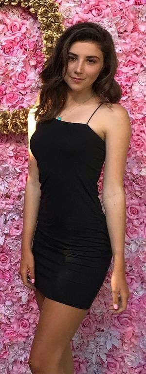 Hot black dress