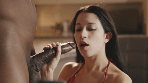Nothing makes a you look prettier than a big black cock in your mouth
