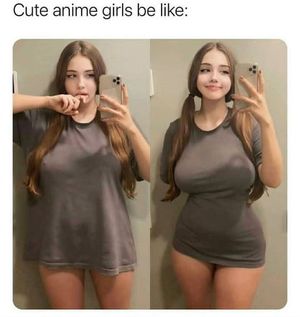 Kiko baka - 1 - Anime character be like