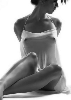 Hands cuffed and helpless, her nipples sprang to attention.