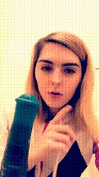 Ella hollywood deep throats horse dildo