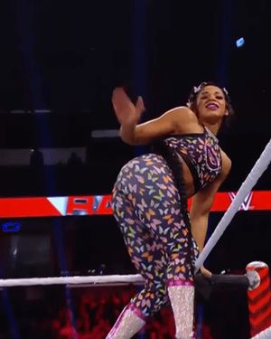 Bianca Belair smacking her ass