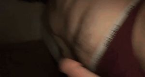 Wearing my roommates panties while she’s out