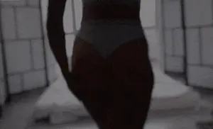 Strutting in her Calvins