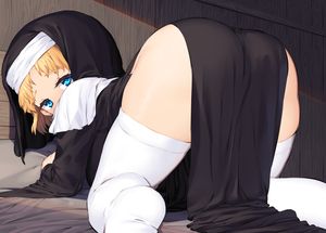 Cute nun