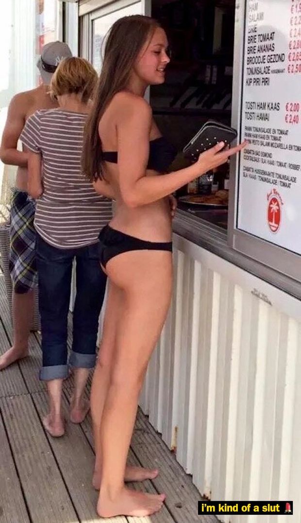 She wants a hot dog.