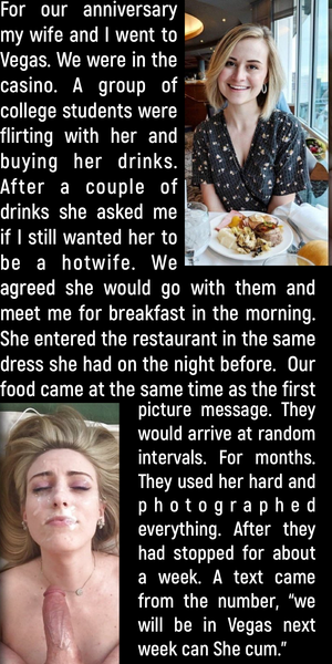 She went without me.