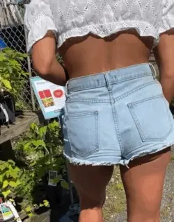 Jean shorts
