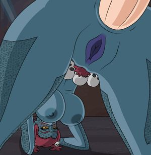 Mystique's ass rammed balls deep by thick cock