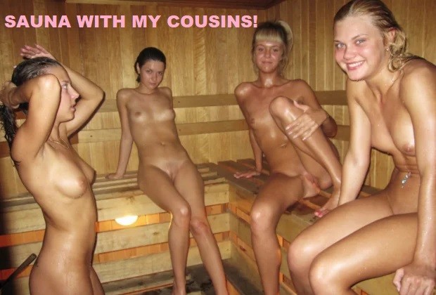 Cousins in Sauna
