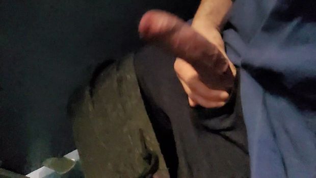 me at work having a wank