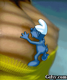 Suck that titty little Smurf bro
