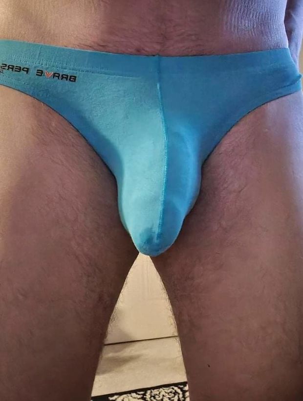 My baby blue bikini underwear