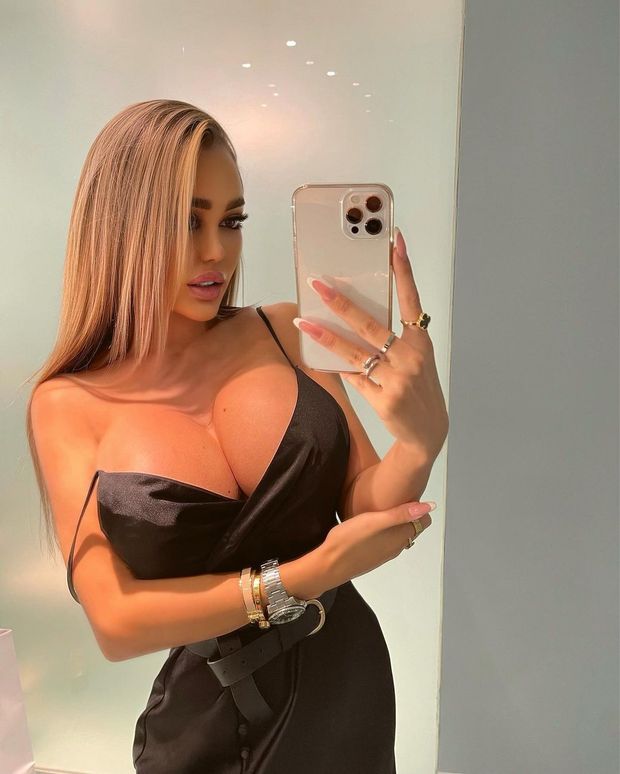 black dress