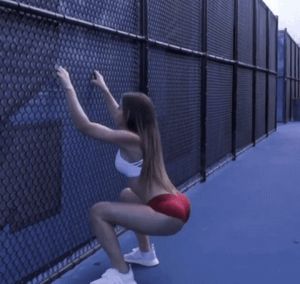 Outdoor ass workout