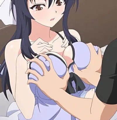 Groping big teen tits