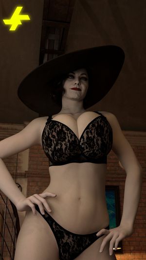 Lady d ready for the d