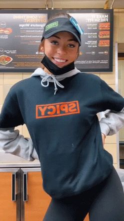 Bangin fast food employee